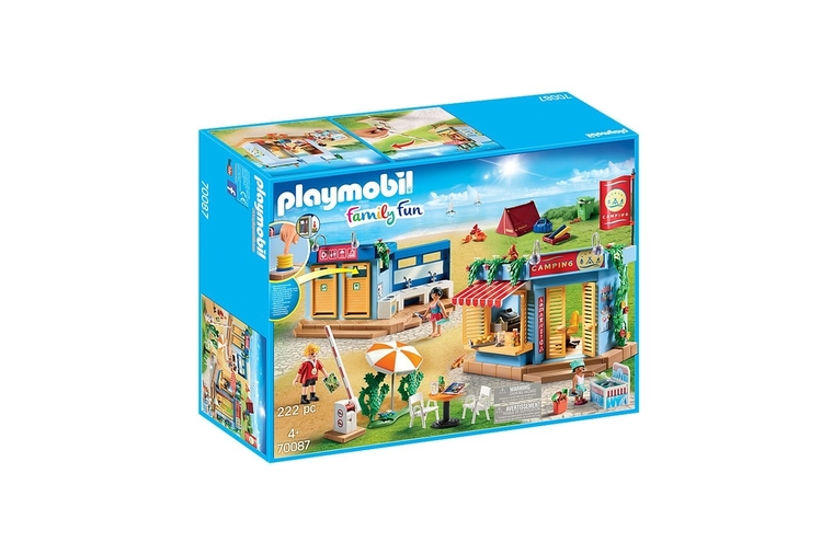 Playmobil Family Fun Large Campground 70087 -box distressed
