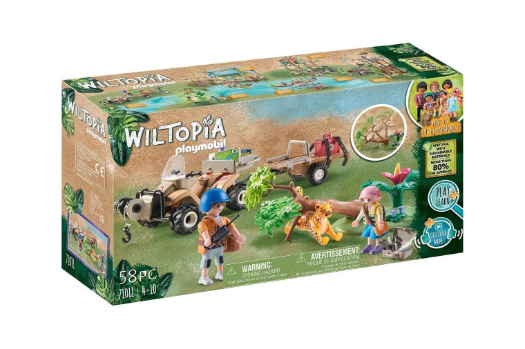 Wiltopia Animal Rescue Quad - Playmobil