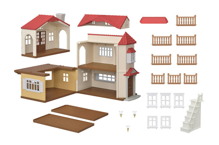 Calico Critters - Red Roof Country Home