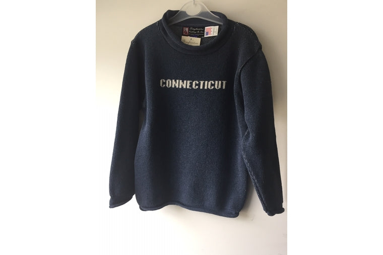 Children's Jean Crew Sweater, Connecticut