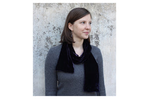 Velvet Oblong Scarf