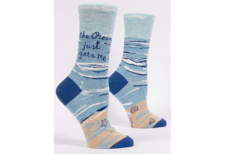 The Ocean Gets Me Socks - Blue Q