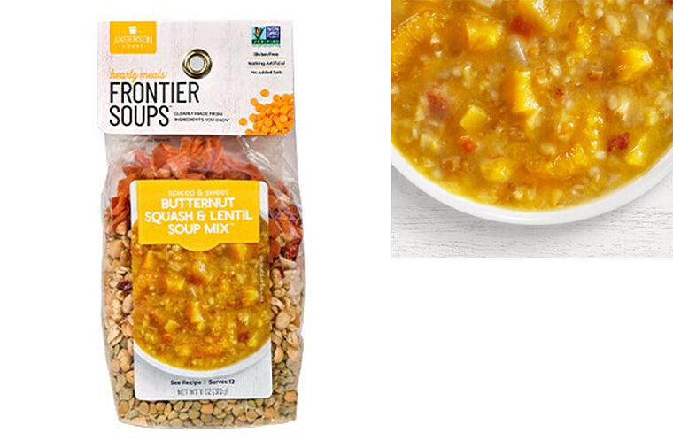 Spiced & Sweet Butternut Squash & Lentil Soup Mix - Frontier Soups