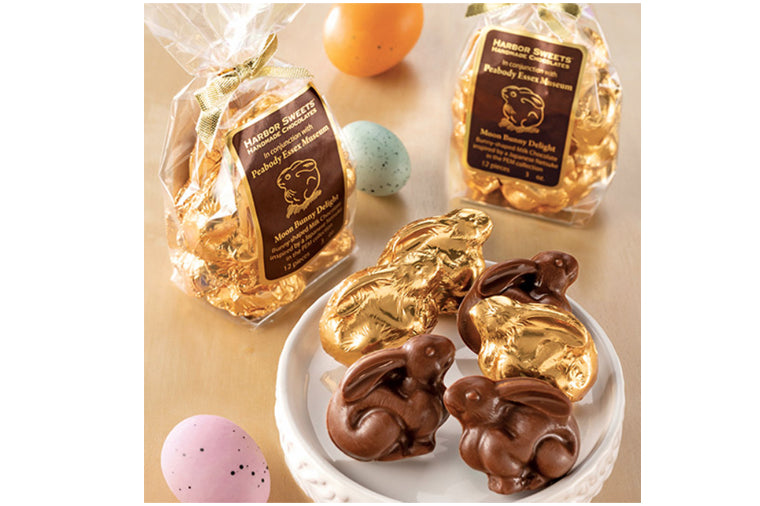 Milk Chocolate Moon Bunnies, 12pc. Harbor Sweets