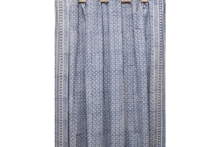 Nona Blue Shower Curtain