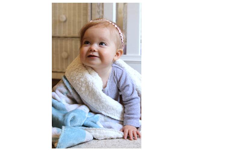 Eastern Long Island Sound Chart Baby Blanket