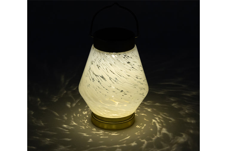 Cone Solar Glass Boaters Lantern