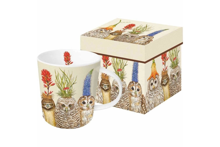  Paperproducts Design Decorative Bone China Mug Gift Box Set -  Beverages, Hot, Cold Drinks, Tea – Artistic Designs, Decorated Mugs – 13.5  Ounces, Vicki Sawyer Goldfinch Couple Design : Home & Kitchen