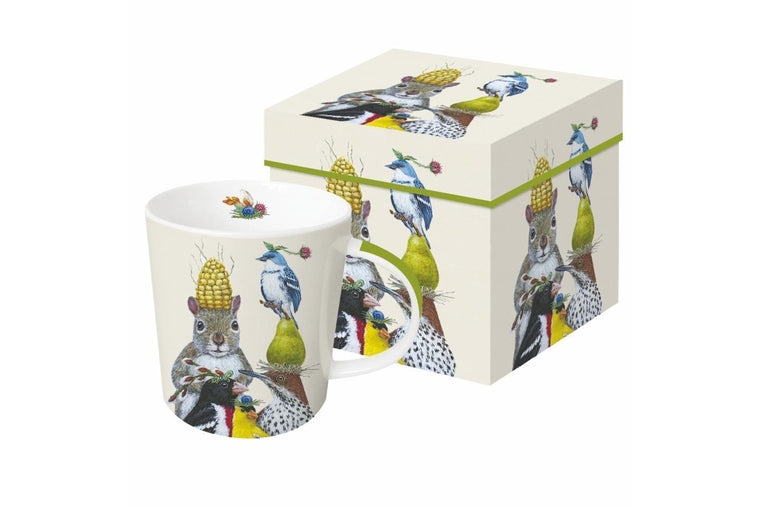 Party Under The Feeder Gift-Boxed Mug  - Vicki Sawyer