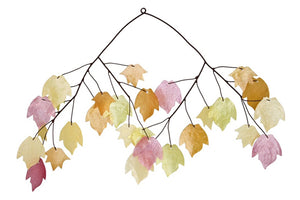Autumn Leaves Capiz Chime