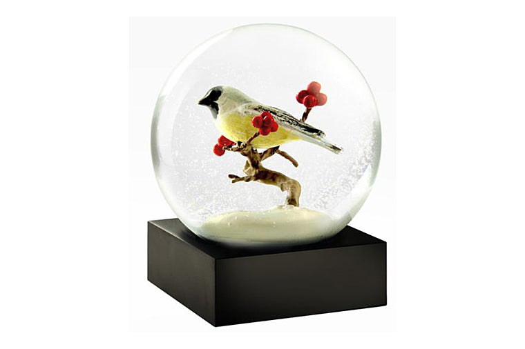 Chickadee Snow Globe