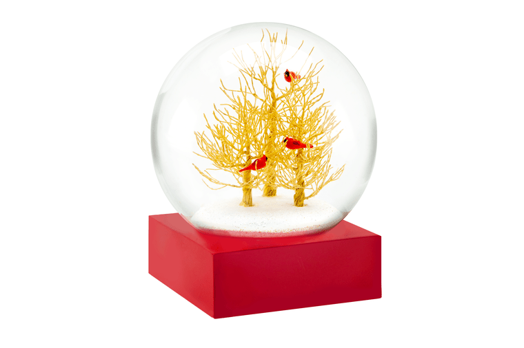 Golden Boughs Snow Globe