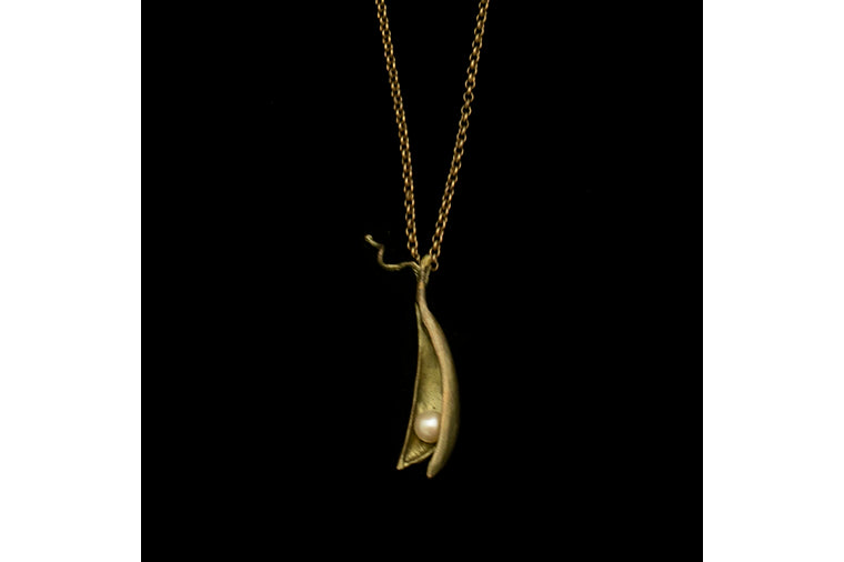 Michael michaud deals pea pod necklace