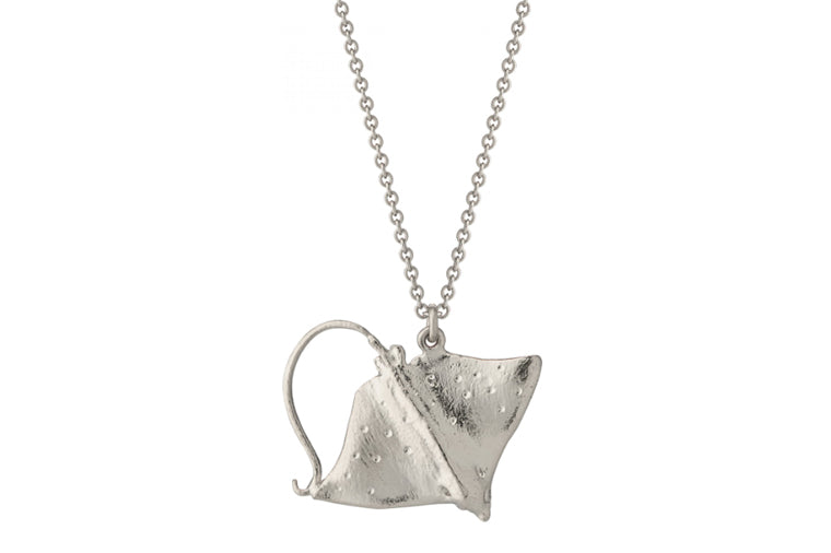 Alex Monroe - Stingray Necklace - Silver