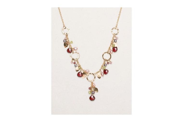 Holly Yashi - Fairy Garden Necklace - Pomegranate