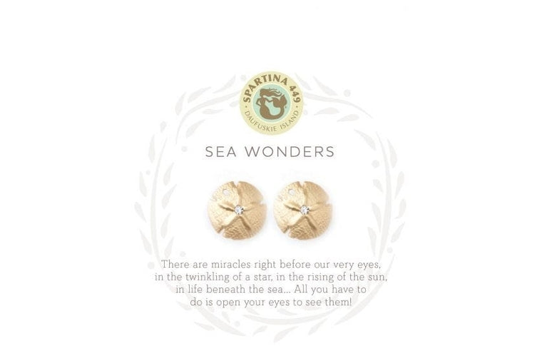 Spartina:  Sand Dollar Earrings