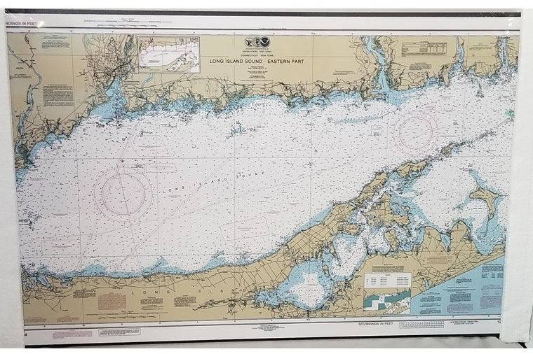 Eastern Long Island Sound Nautical Chart - Artiplaq