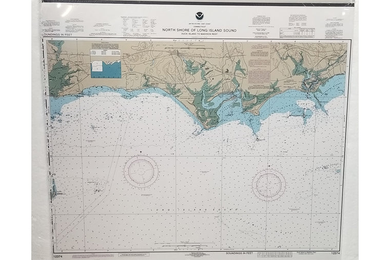 North Shore of Long Island Sound Nautical Chart - Artiplaq
