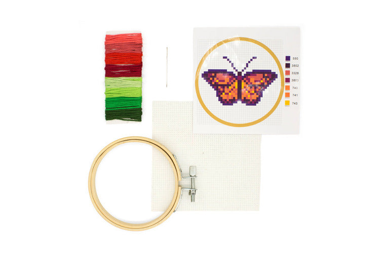 Butterfly Embroidery Kit