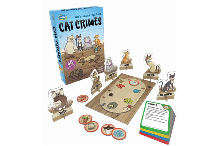 Cat Crimes Logic Puzzle