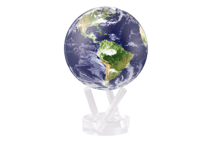 Earth with Clouds MOVA Globe - The Bowerbird CT