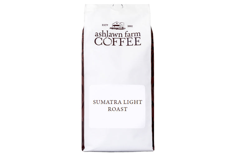 Ashlawn Farm Coffee, Sumatra Light Roast Blend
